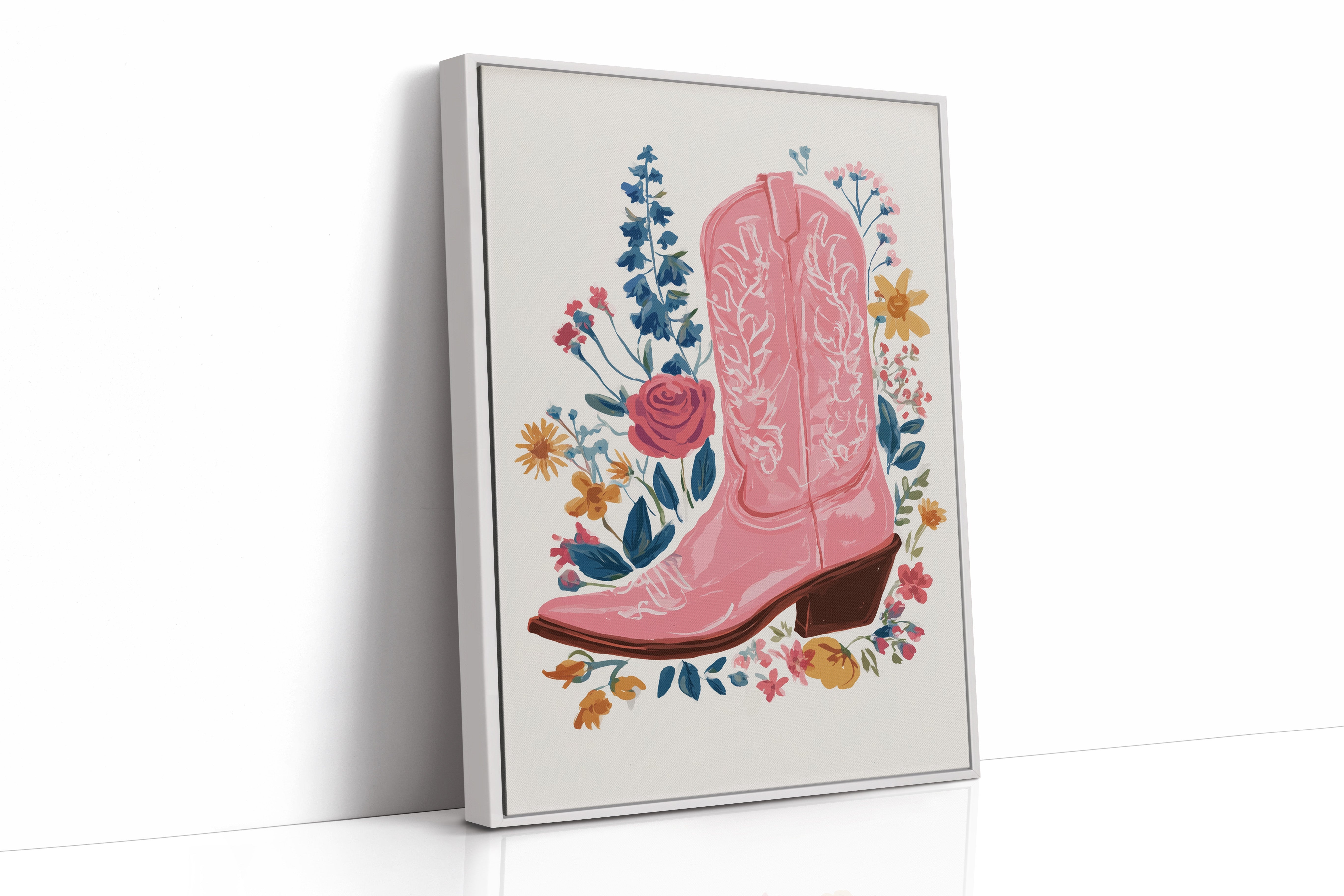 Wildflower Cowgirl Dreams - Pink Western Boots