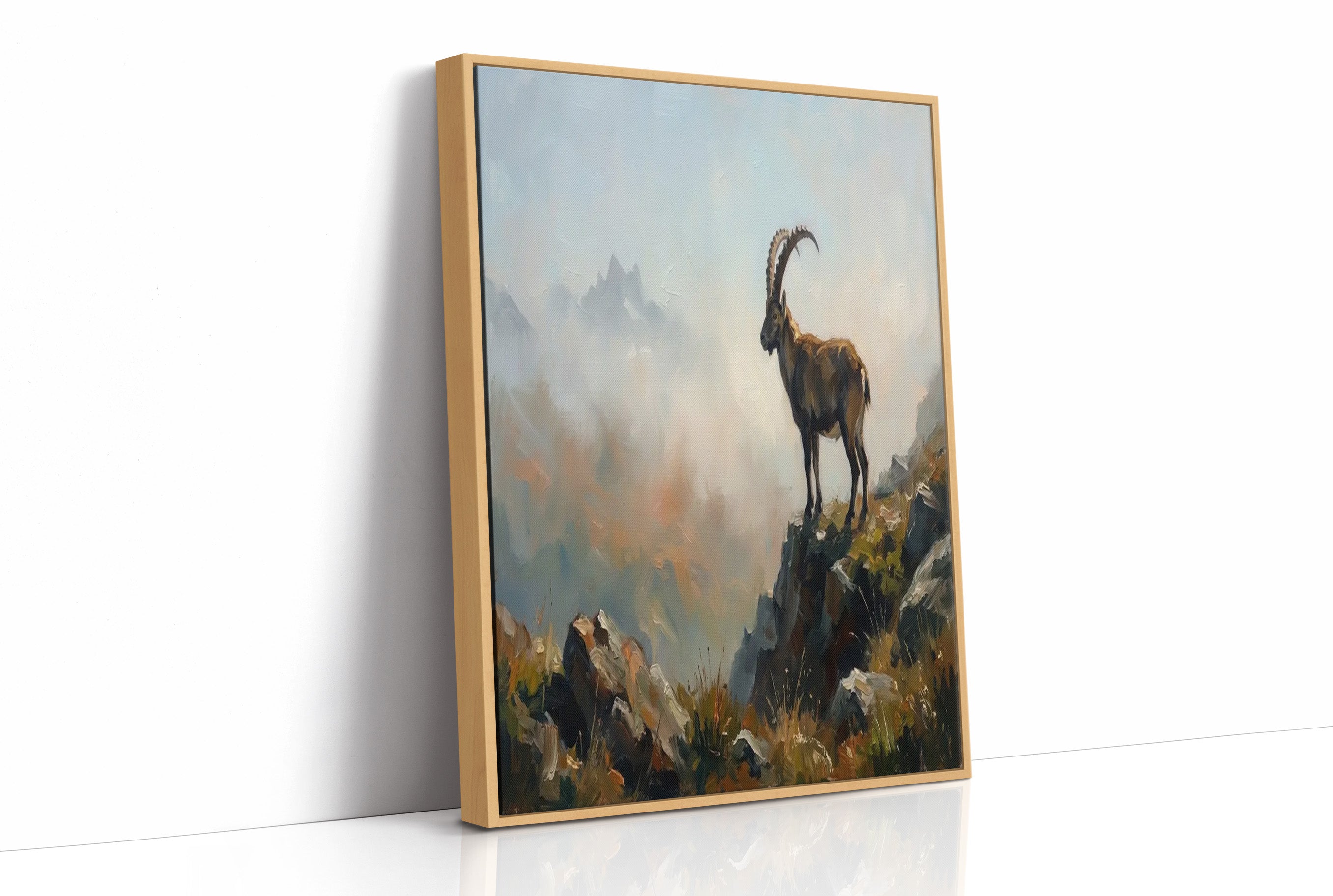 Ibex Above the Clouds