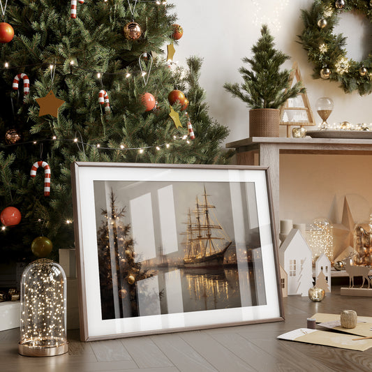 The Fleet Slept Under Holiday Lights