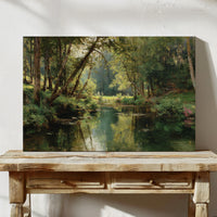 Summer Light Dances Through Forest Stream