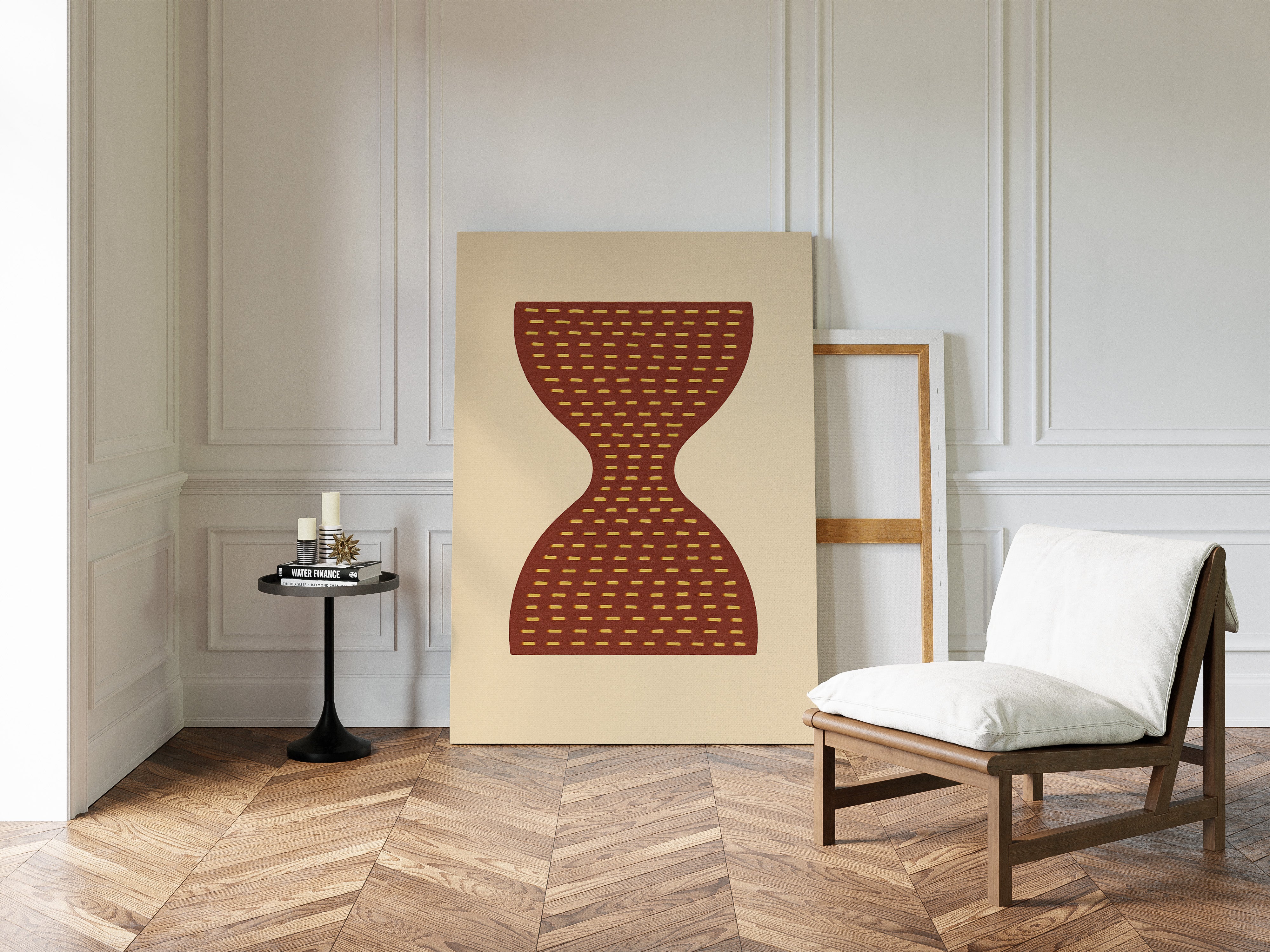 Time Flows In Terracotta Lines