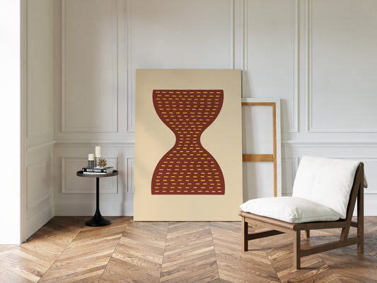 Time Flows In Terracotta Lines