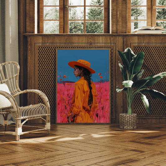 Poppies Dance Through Marigold Fields