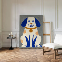 Blue Paws Paint A Happy Tale