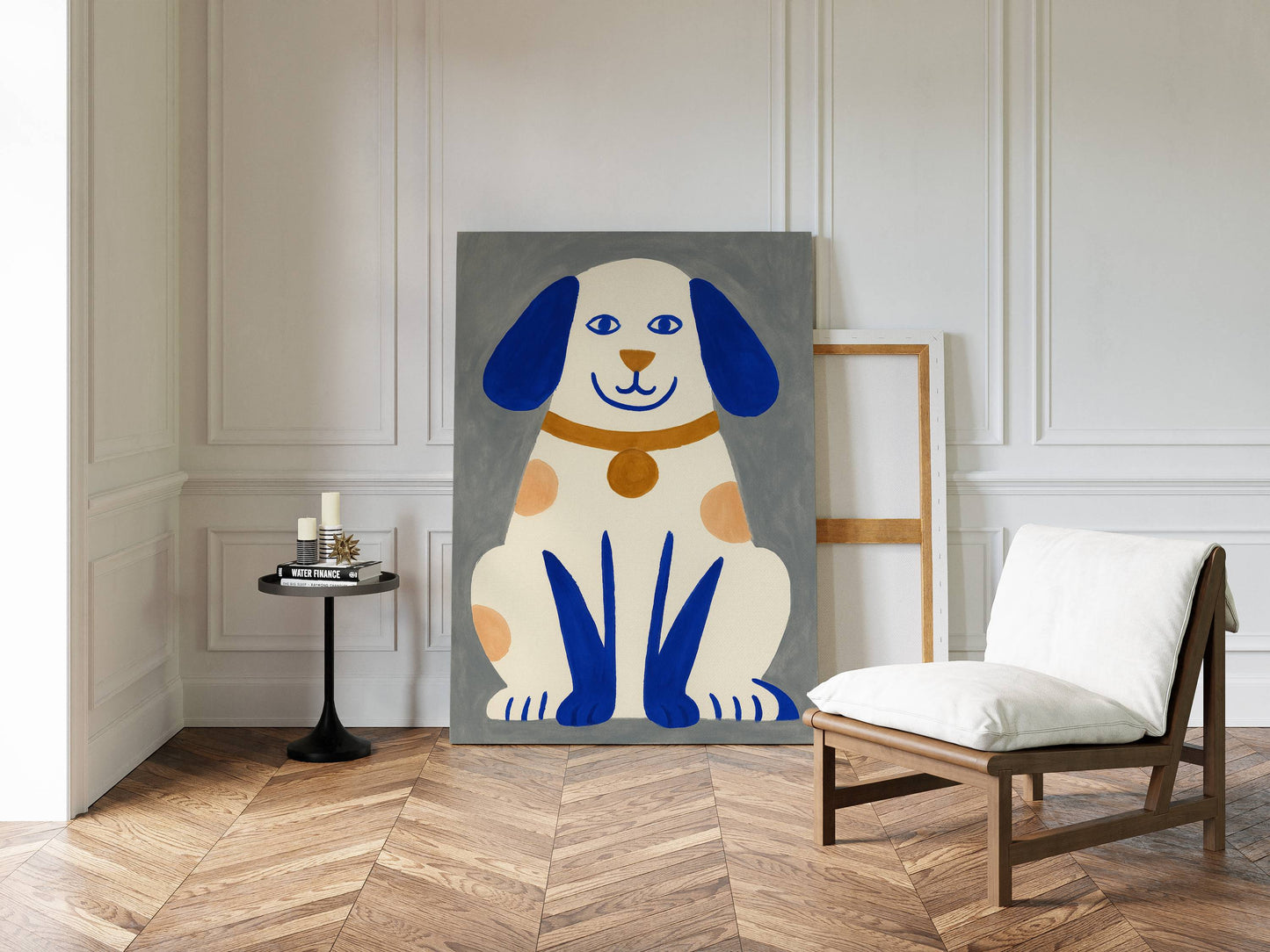 Blue Paws Paint A Happy Tale