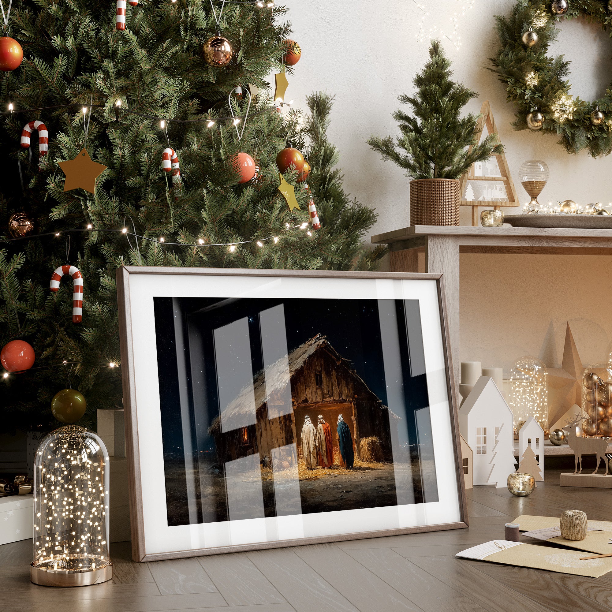 Starlit Manger Beckons Through Time