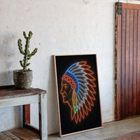 Neon Headdress Tribute