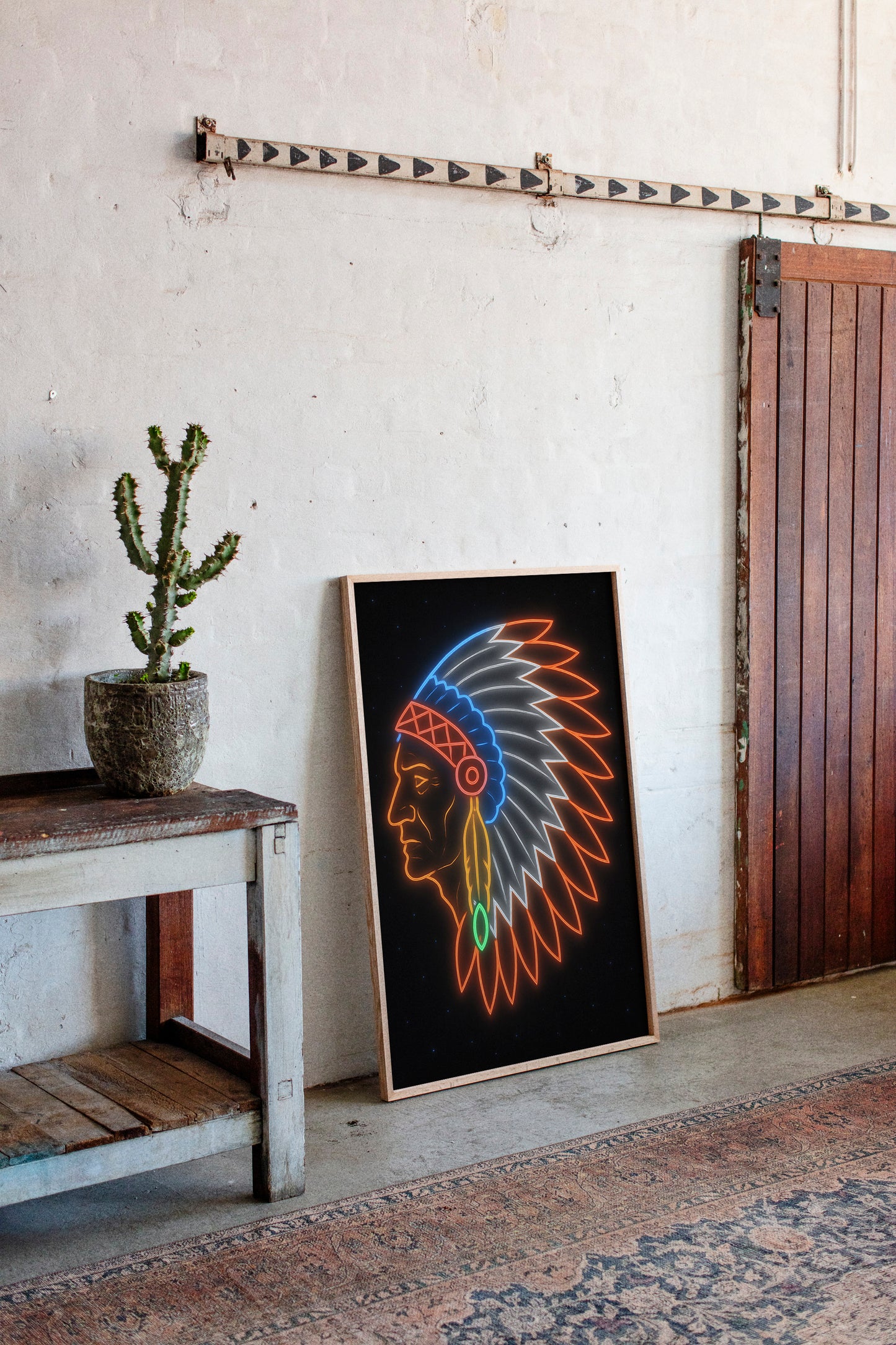 Neon Headdress Tribute