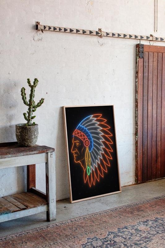 Neon Headdress Tribute