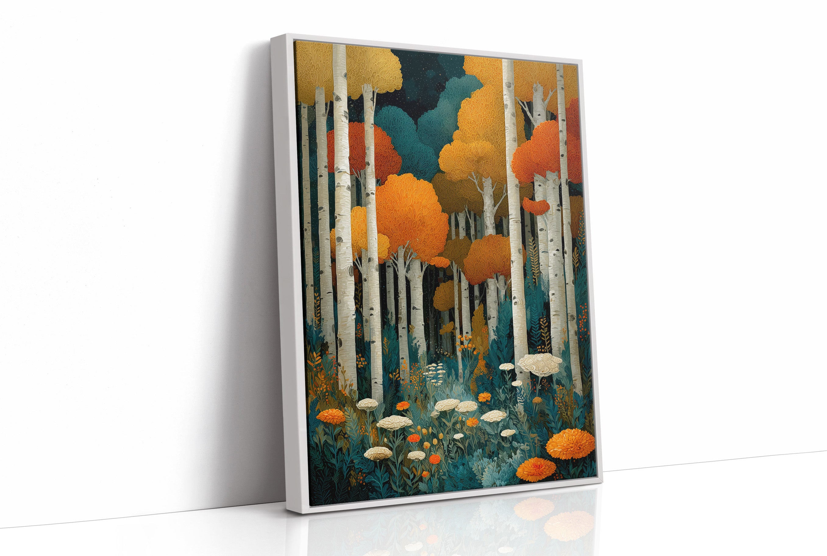 The Birch Grove After Midnight