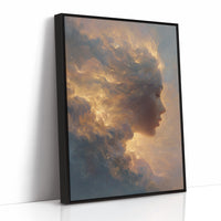 Celestial Profile In Golden Hour