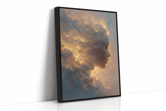 Celestial Profile In Golden Hour