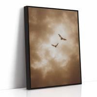 Twilight Hunters Cross Sepia Skies