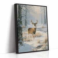Winter Stag Meets Morning Light