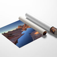 Red Rocks Mirror Desert Dawn