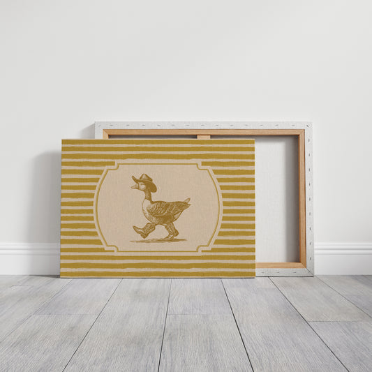 Cowboy Duck Western Wall Art