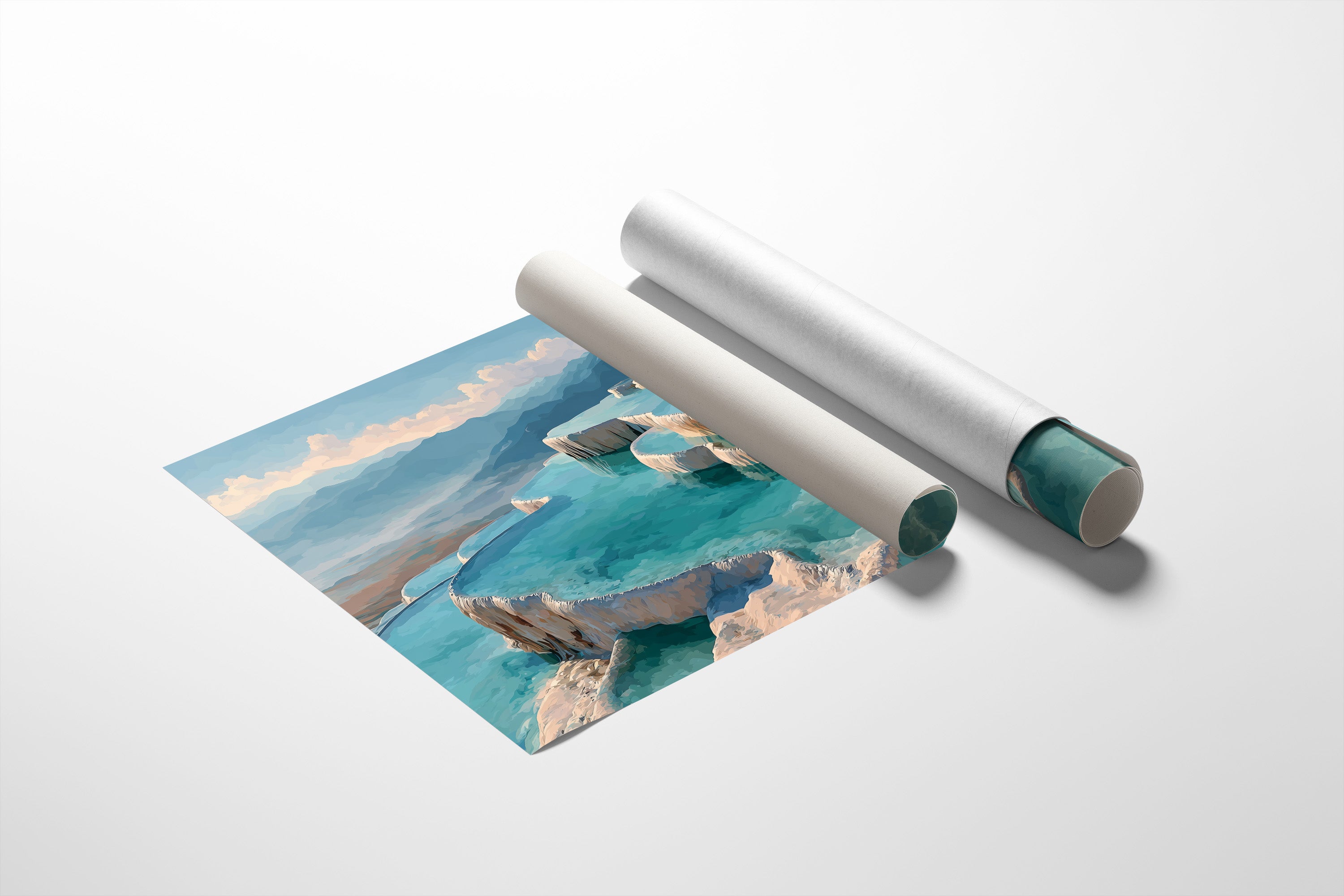 Pamukkale Blue, By Daylight