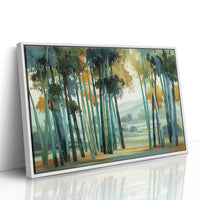 Bamboo Forest Bathes In Mist