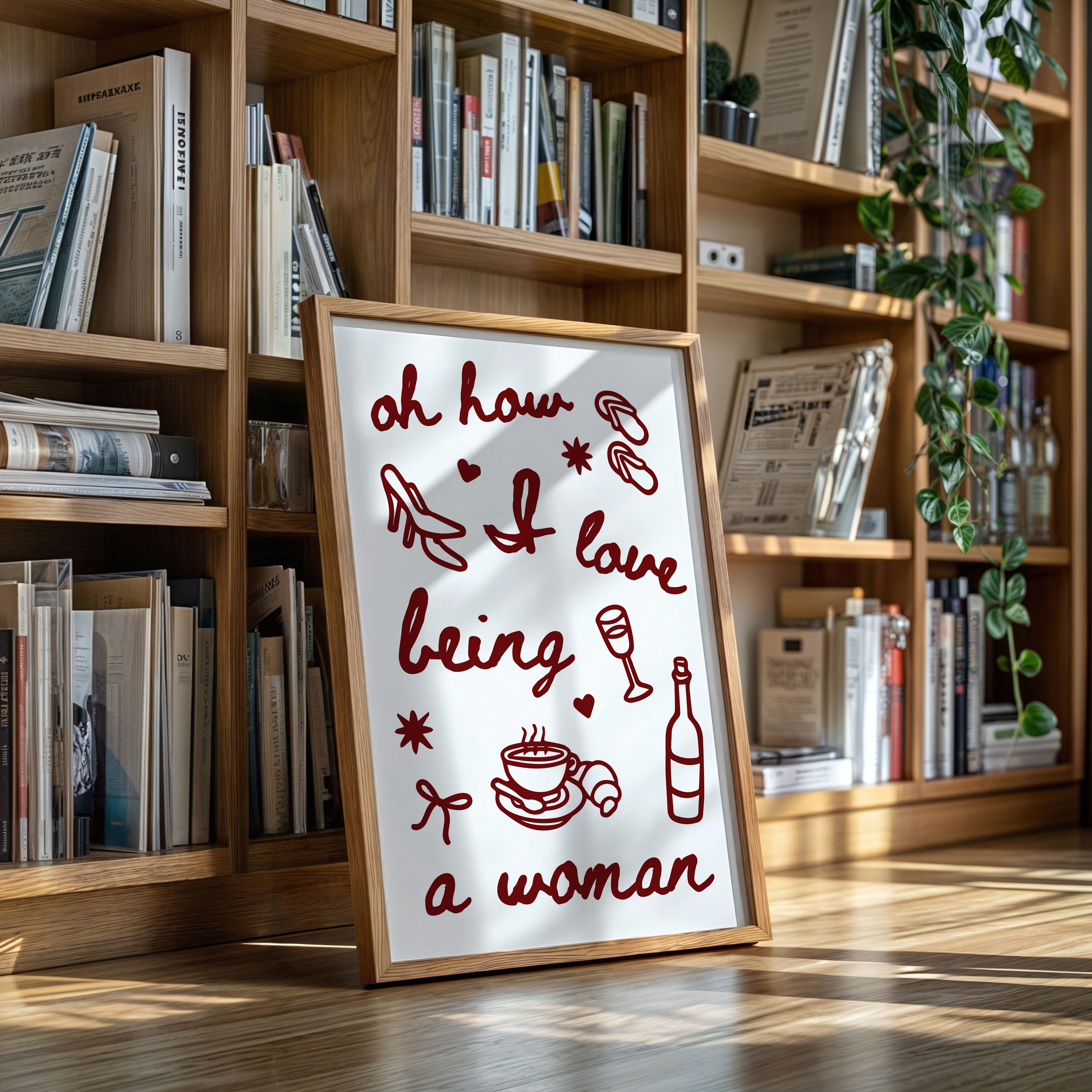 Sweet Moments In Burgundy Lines