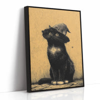 The Enchanted Feline Stares Back