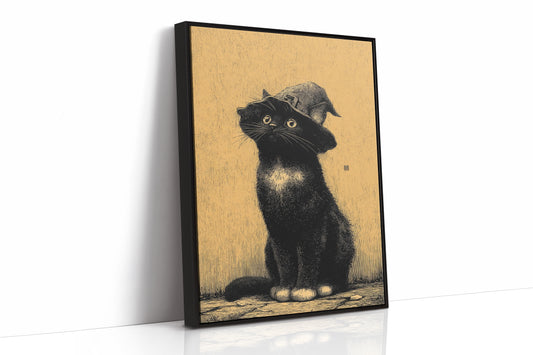 The Enchanted Feline Stares Back