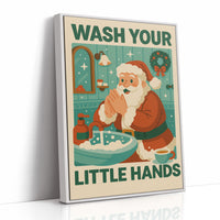 Retro Santa's Hygiene Reminder