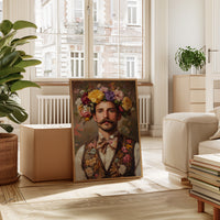 Floral Crown and Velvet Charm
