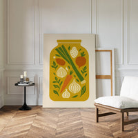 Autumn's Harvest In Mason Glass