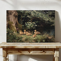 Ducks Rest By Ancient Oak Waters