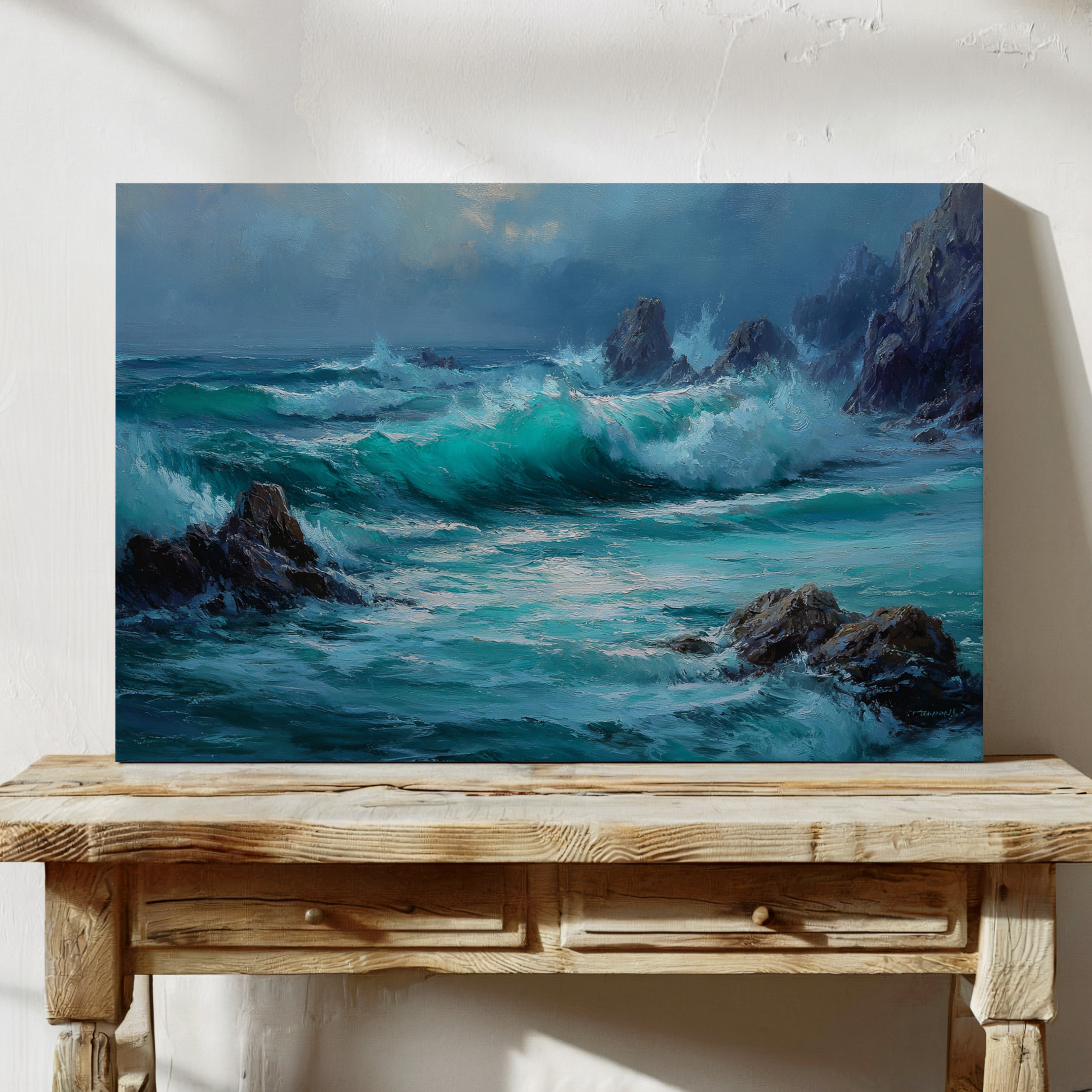 Ocean Symphony In Turquoise Light
