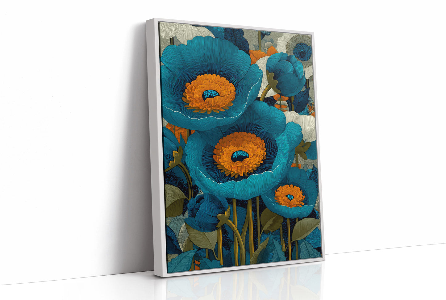Bold Blue, Burning at the Center