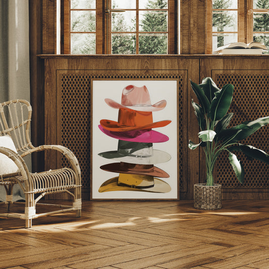Stacked Stetsons Paint Western Stories