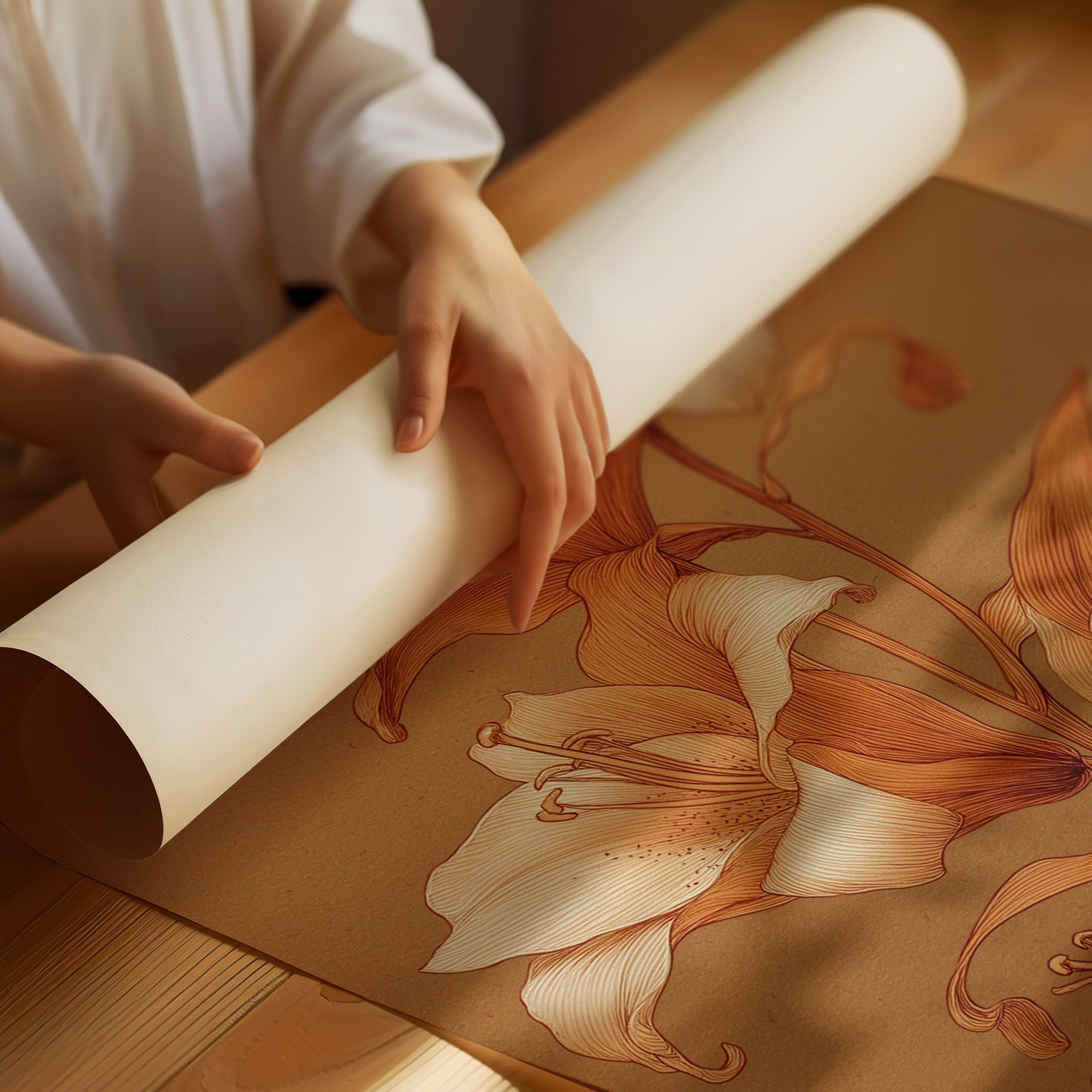 Drawn in Warmth and Patience