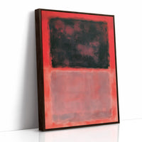 Red Black Color Field Study