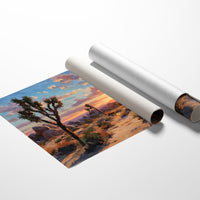 Sunset Ignites Joshua Tree's Soul