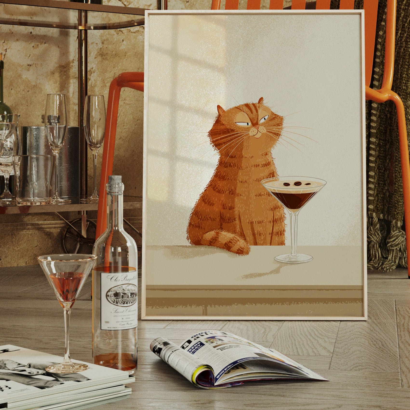 A Sip of Feline Indulgence