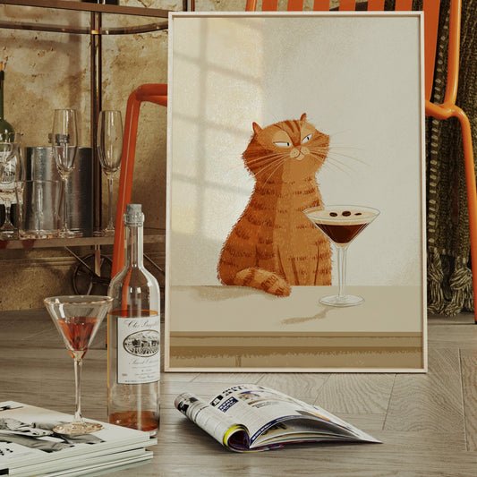 A Sip of Feline Indulgence