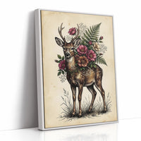 Antlers and Wild Roses