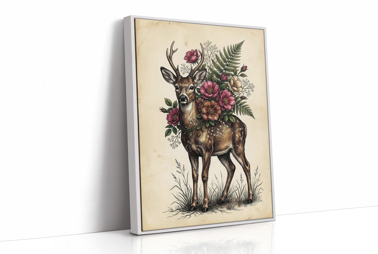 Antlers and Wild Roses