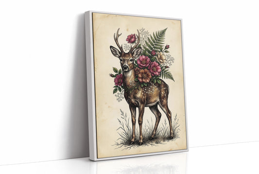 Antlers and Wild Roses