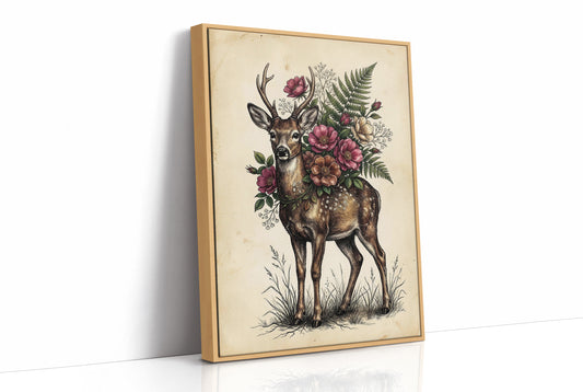Antlers and Wild Roses