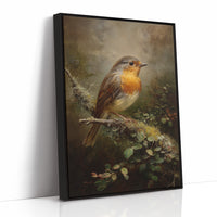 Amber Feathers Against Faded Light