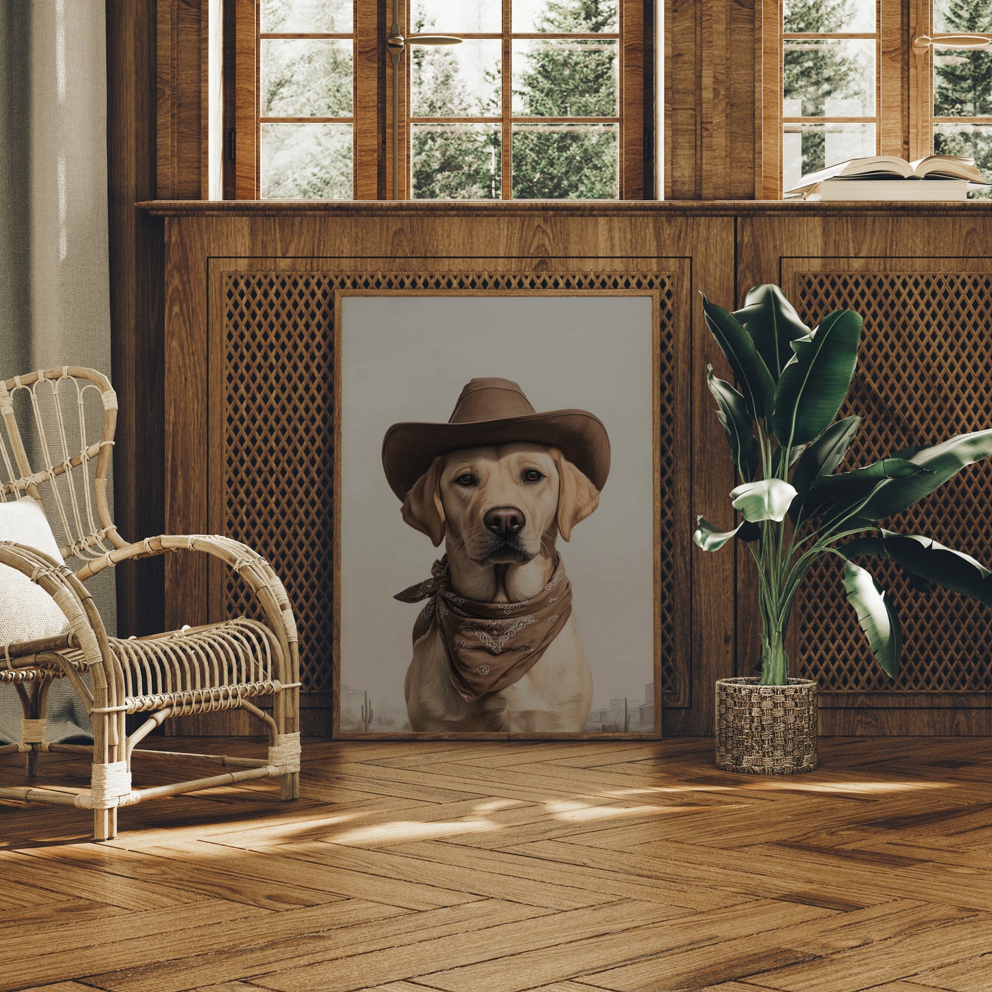 Ranch Dog Wears Grandpa's Old Bandana