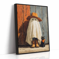 A Ghostly Encounter at Dusk