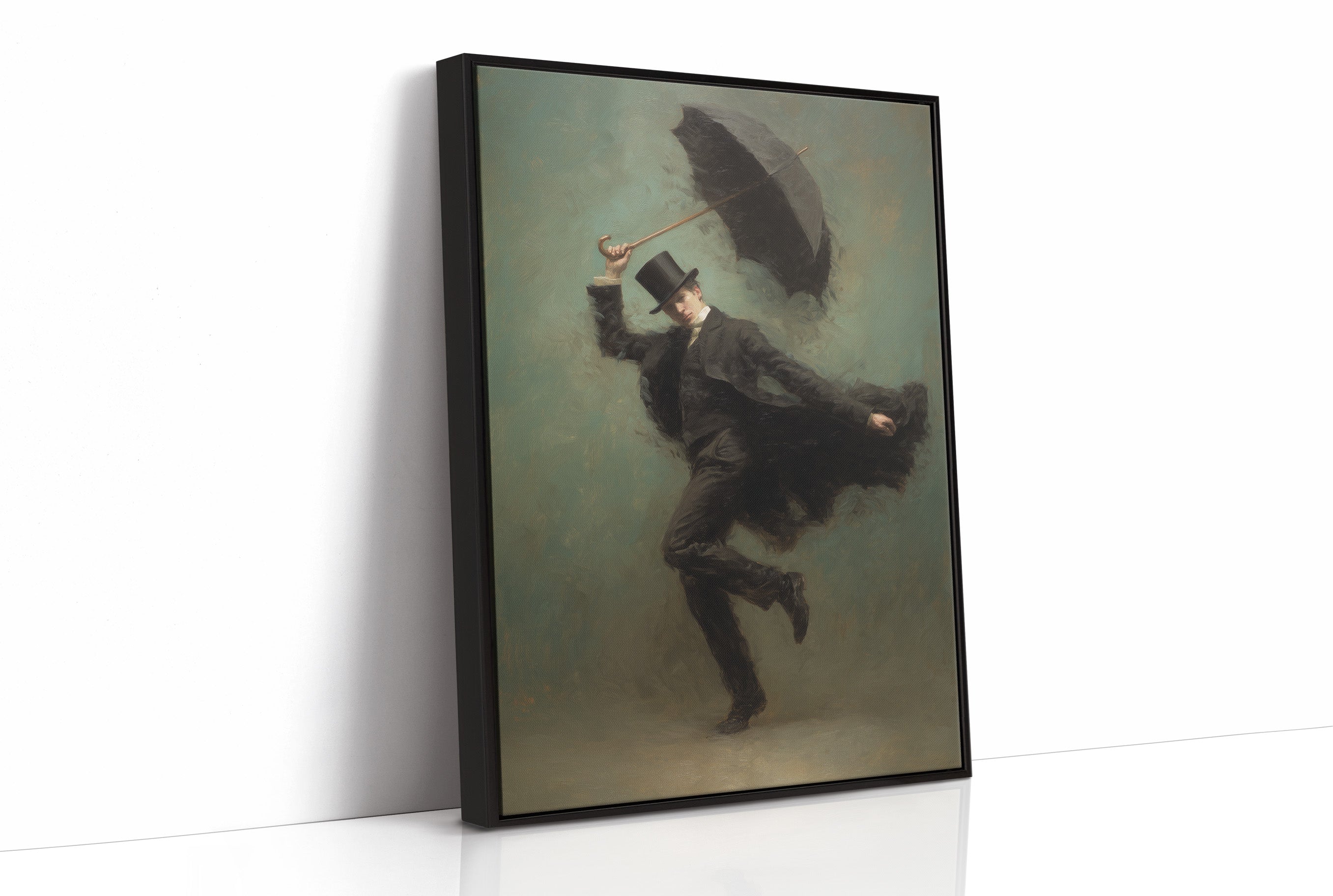 Dancing Against London's Gray Sky