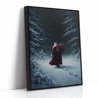 Santa Took the Quiet Path Through the Pines