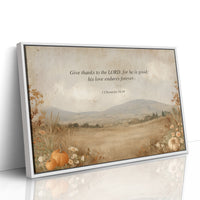 Scripture Rests Among Autumn Fields