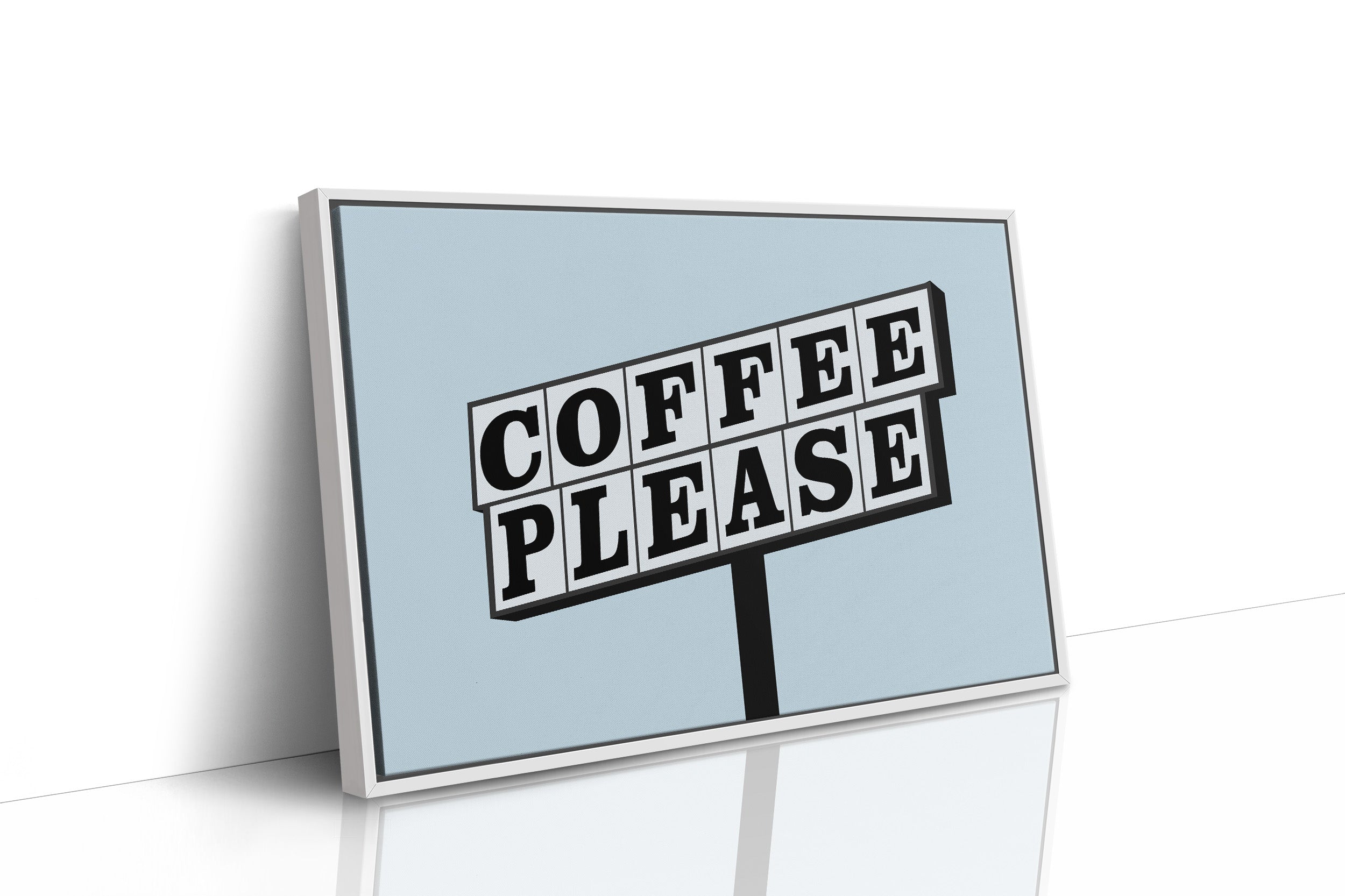 Bold Letters Beg For Caffeine
