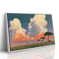 Acacia Under a Blazing Sky