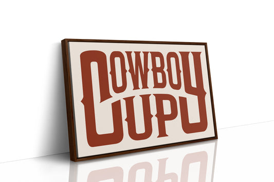 Cowboy Up Bold Western Typography
